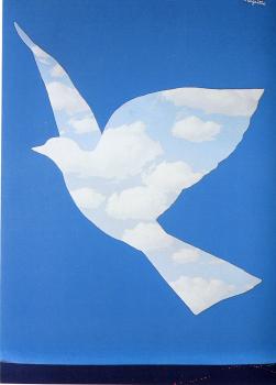 Rene Magritte : sky bird
